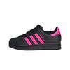 adidas Superstar 2 J Core Black Lucid Pink Kids Sneakers JQ0284