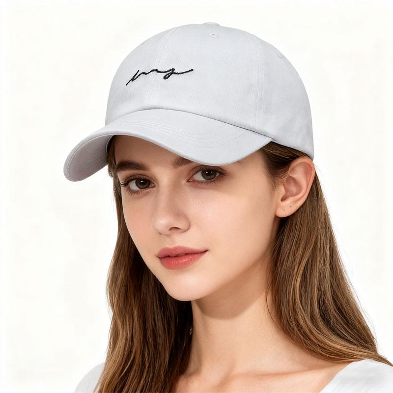 Unisex bestickte Baseballkappe, Entenschnabelmütze, Koreanischer Stil, Lässig, Modisch, Outdoor, Vielseitig, Schlicht