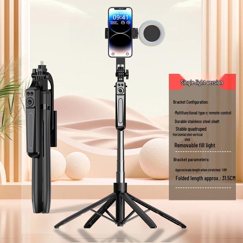 Bluetooth A17 Selfie Stick Tripod with 360° Rotation & Camera Interface