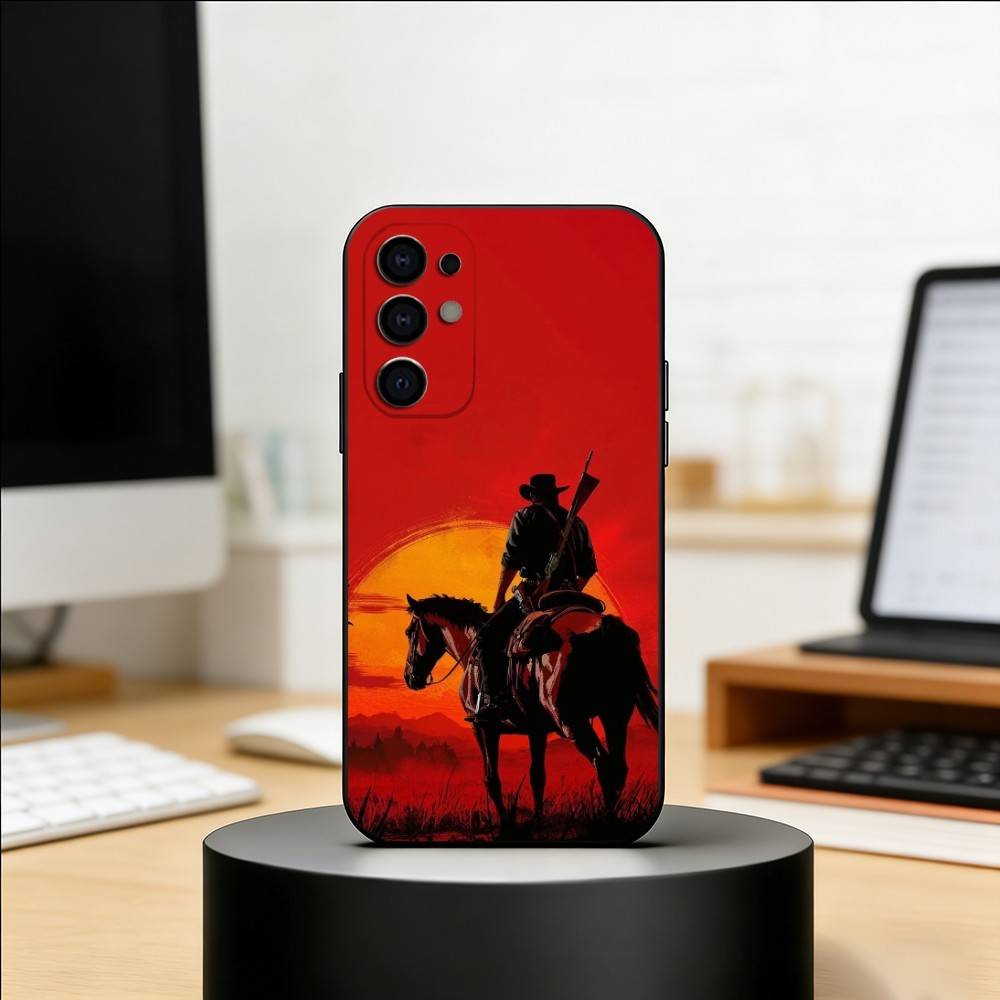 A-Adventure Game R-Rdr2 Phone Case For Samsung S25,S24,S21,S22,S23,S30,Ultra,S20,Plus,Fe,Soft Silicone Black Cover