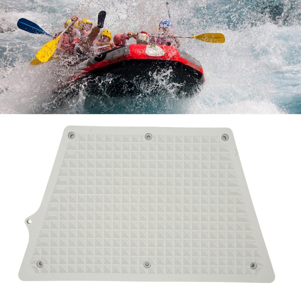 Außenborder-Spiegelplatte Gitterdesign Trapezförmiges PVC Außenborder-Motor-Montagepolster für Schlauchboot Kajak Yacht