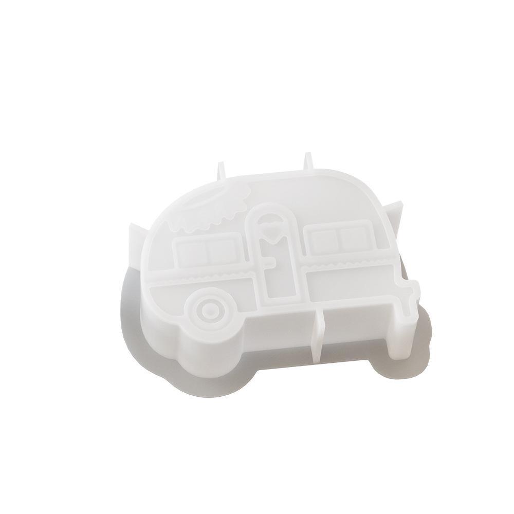 DIY Car Shape Candle Holder Resin Mold Aroma Candle Base Silicone Mold Home Decoration