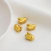 Zodiac Rabbit Gold-Plated Spacer Beads for DIY Accessories
