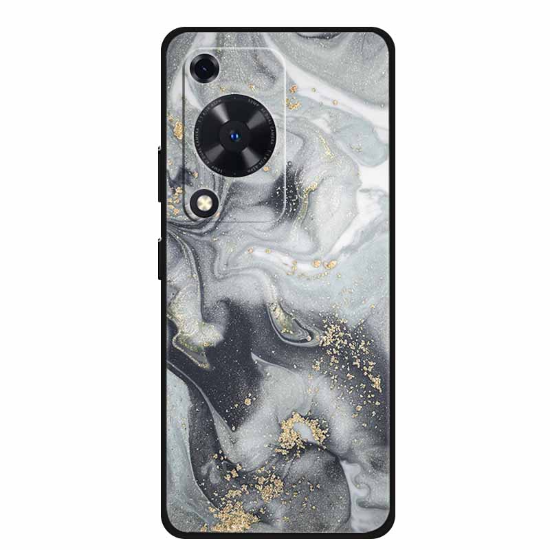 For Huawei nova Y72 Case Marble Soft Silicone TPU Phone Cases Back Cover For Huawei Enjoy 70 NovaY72 Painted Shockproof Coque