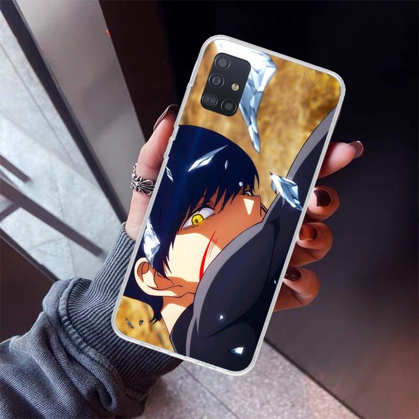 Mashle Magic And Muscles Phone Case For Samsung Galaxy A52 A51 A50S A32 A22 A12 A02S A72 A71 A31 A70 A30S Note 20 Ultra 10 Plus