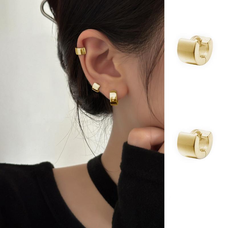 Náušnice s designem žilkování na ušní chrupavku pro ženy, niche, s prémiovým vzhledem, osobnostní design, elegantní, lehké, minimalistické kruhy, šperky