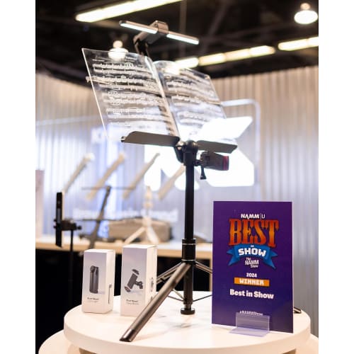 KraftGeek Kapslový hudební stojan | Lehký a kompaktní | Nastavitelná výška 73-167 cm | Skládací a přenosný | Pro hudebníky a instrumentalisty | V