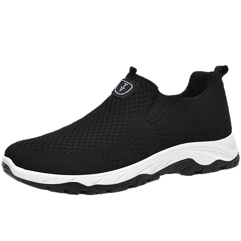 Spring, summer and autumn new comfortable breathable cloth shoes mesh shoes casual shoes medium walking shoes