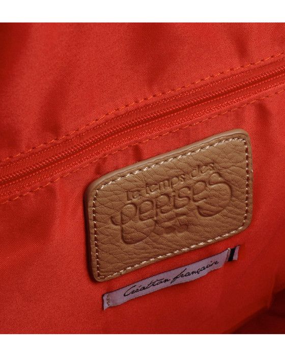 Tasche Le Temps des Cerises Elegance 6 Taupe/Mandarine