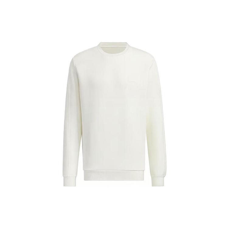 adidas Sweatshirts Men's White Crew Neck Moderate Other JE8634