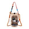 Nylon Cute Cat Shoulder Bag With Striped Design For Daily Casual Use