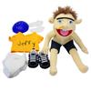 60cm Großer Jeffy Boy Handpuppe Plüschtiere Abnehmbar Kinder Weiche Puppe Talkshow Party Requisiten Marionette Stoffpuppe Für Kinder Geschenk