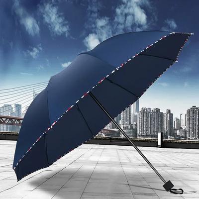 Drei doppelte Regen- und Sonnenscheinschirme zur Stärkung des großen Regenschirms für Männer und Frauen, faltbar und verdickt