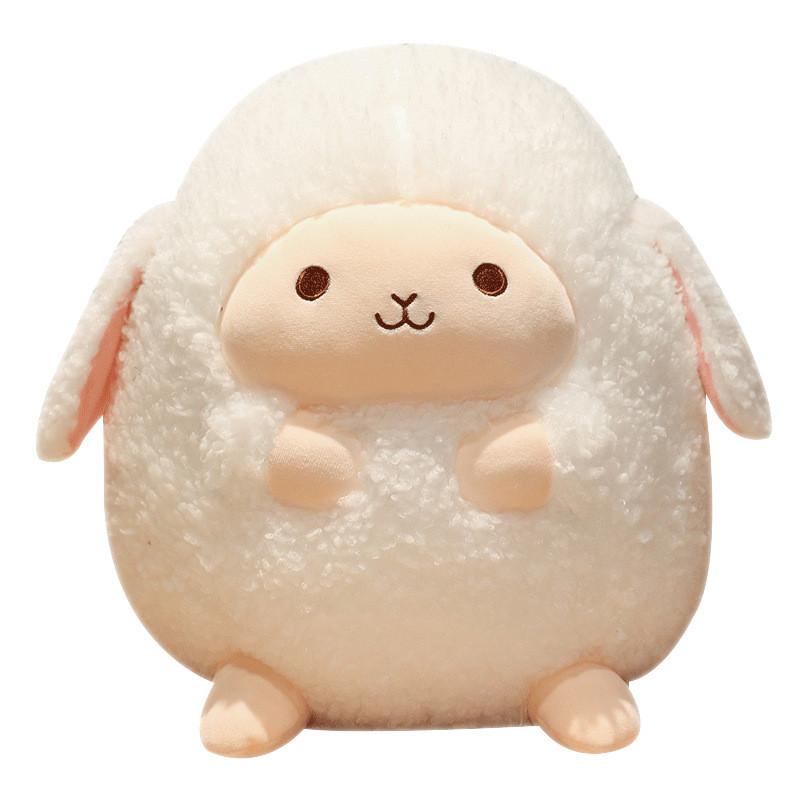 Plush Cuddly Sheep Toy Chubby Round Doll Girls Bedroom Bedtime Gift Children