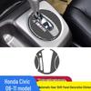 Kolfiber Växlingspanel Klistermärke för 2006-11 Honda Civic Interiör