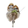 New Feather Brooch Lapel Pins for Suit Dress Badge Elegant Accessories Exquisite Fashion Business Wedding Jewelry