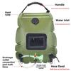 20l Solar Heating Camping Shower Bag Portable Outdoor Solar Shower With Removable Hose On-off Shower Head