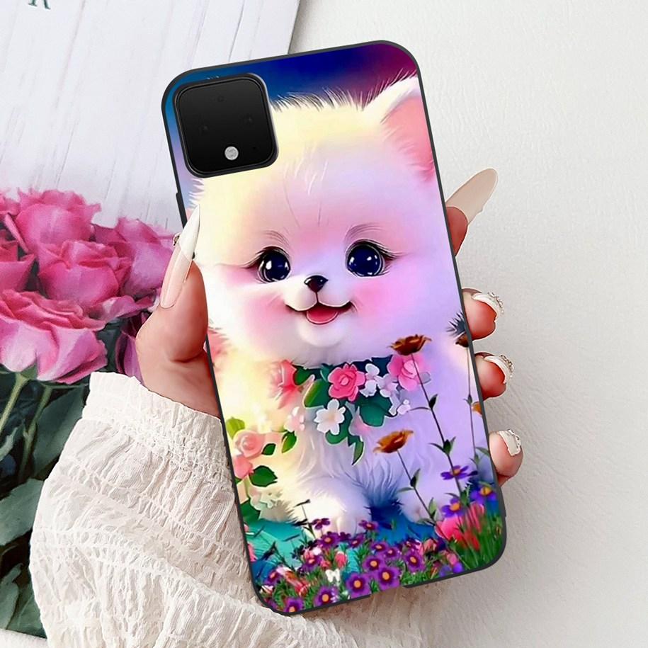 Pour Google Pixel 4 XL Coque Pixel XL4 Housse Marbre de Luxe Dessin Animé Silicone Souple TPU Étuis de Téléphone Pour Google Pixel 4XL G020J Pare-chocs