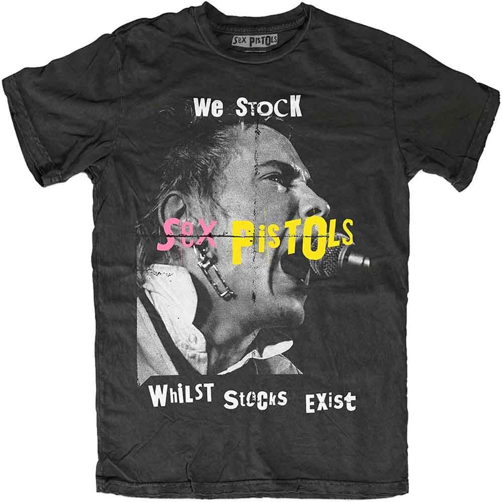 The Sex Pistols We Stock T-Shirt Black New Unisex T-Shirt S