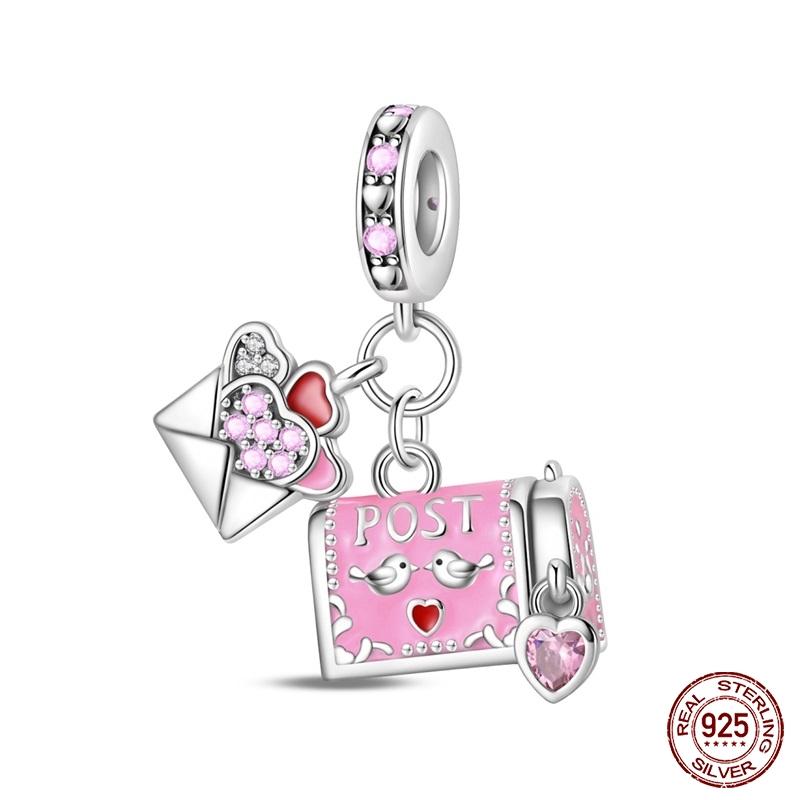 New Copper Cactus Flower Bird Bear Pony Bag Charms Beads Fit Charms Brand Original Bracelet Diy Fine Jewelry Gift