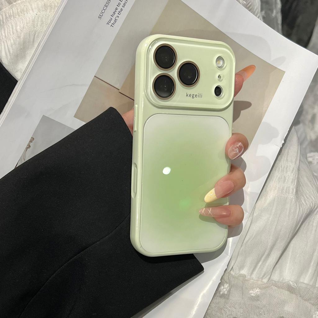 Seconds Become Larger, the Window Gradually Changes, Smudging iPhone17proMax Mobile Phone Case Is Suitable for Apple 16 All-inclusive Protective Case