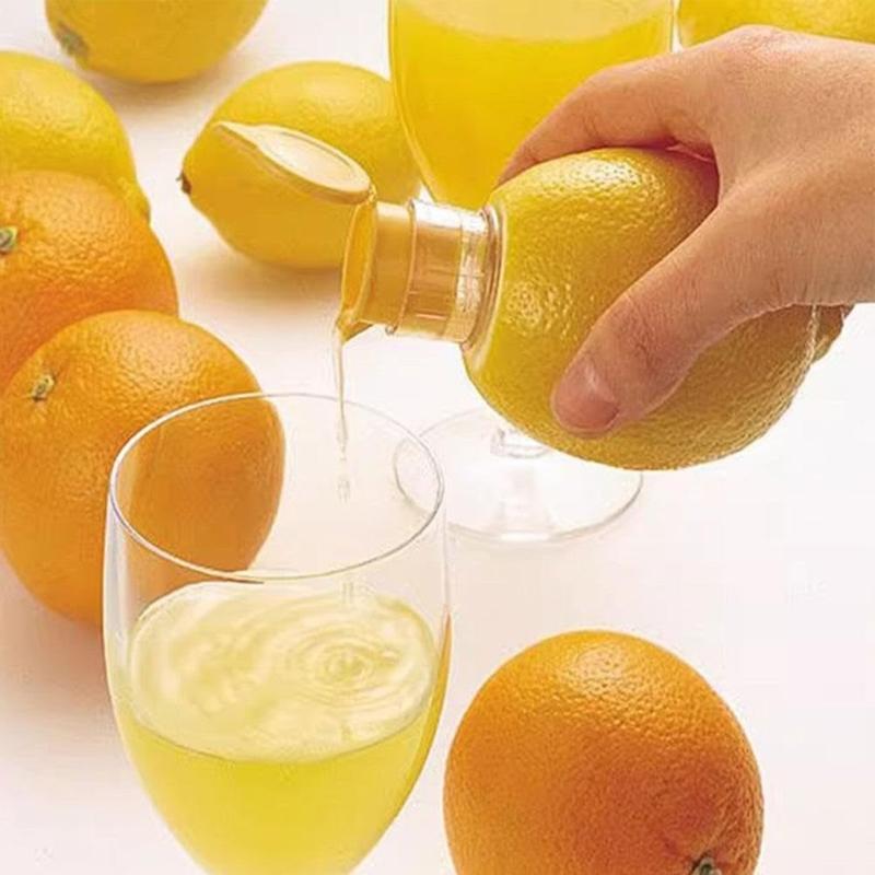 2Pcs Durable Plastic Lemon Squeezer Set Ergonomic Designs Hand Press Juicer for Easily Citrus Fruit Squeezing
