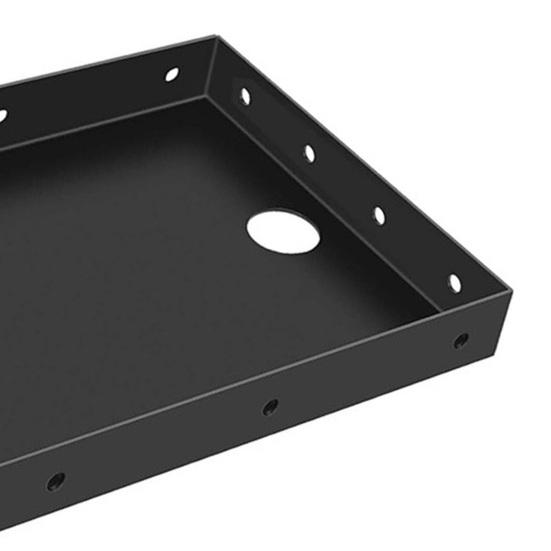 Printer Tray Thermal Printer Stand Space-Saving Stainless Steel Shelf Cable Management Durable Waterproof Rack for POS KDS Printers