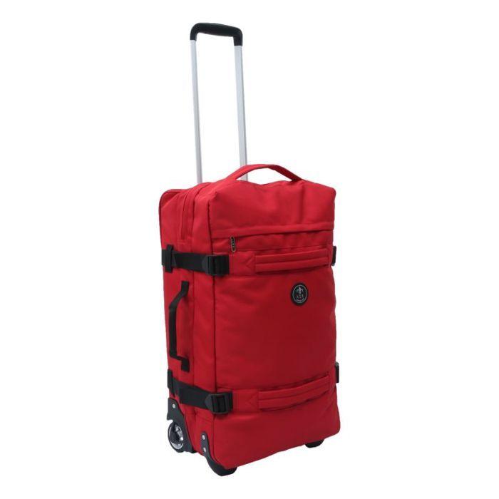 Travel Bag 55 Cm with Wheels - Lys Paris - 2461 - Red