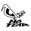 G139 20X16CM Die-Cut Vinyl Decal Eye No Fear Car Sticker Waterproof Auto Decors On Car Body Bumper Rear Window