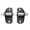 2PCS Rear Upper Shock Bar Pin Eliminators Kit High Strength Iron Noise Reduction for Unlimited LJ Cherokee XJ