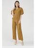 Miyake Women's Solid Color Slim Drape Straight Pants - New Spring/Summer 2025 Collection