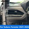 Side Front Air Conditioner Vent Outlet Cover Trim For Subaru Forester 2025 2026 Carbon Fiber Interior Accessories Car Styling