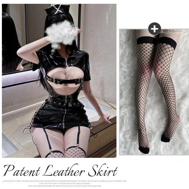 Mini Skirt Nurse Uniform Cosplay Sexy Costume Women Role Playing Uniform Porn Oufit Suit Open File Free Temptation Pajamas 18+
