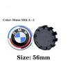 Exterior Durable Corrosion Resistant Wheel Hub Caps 56mm 68mm Waterproof Anti-Rust Rim Cover Emblems Auto Exterior  For BMW