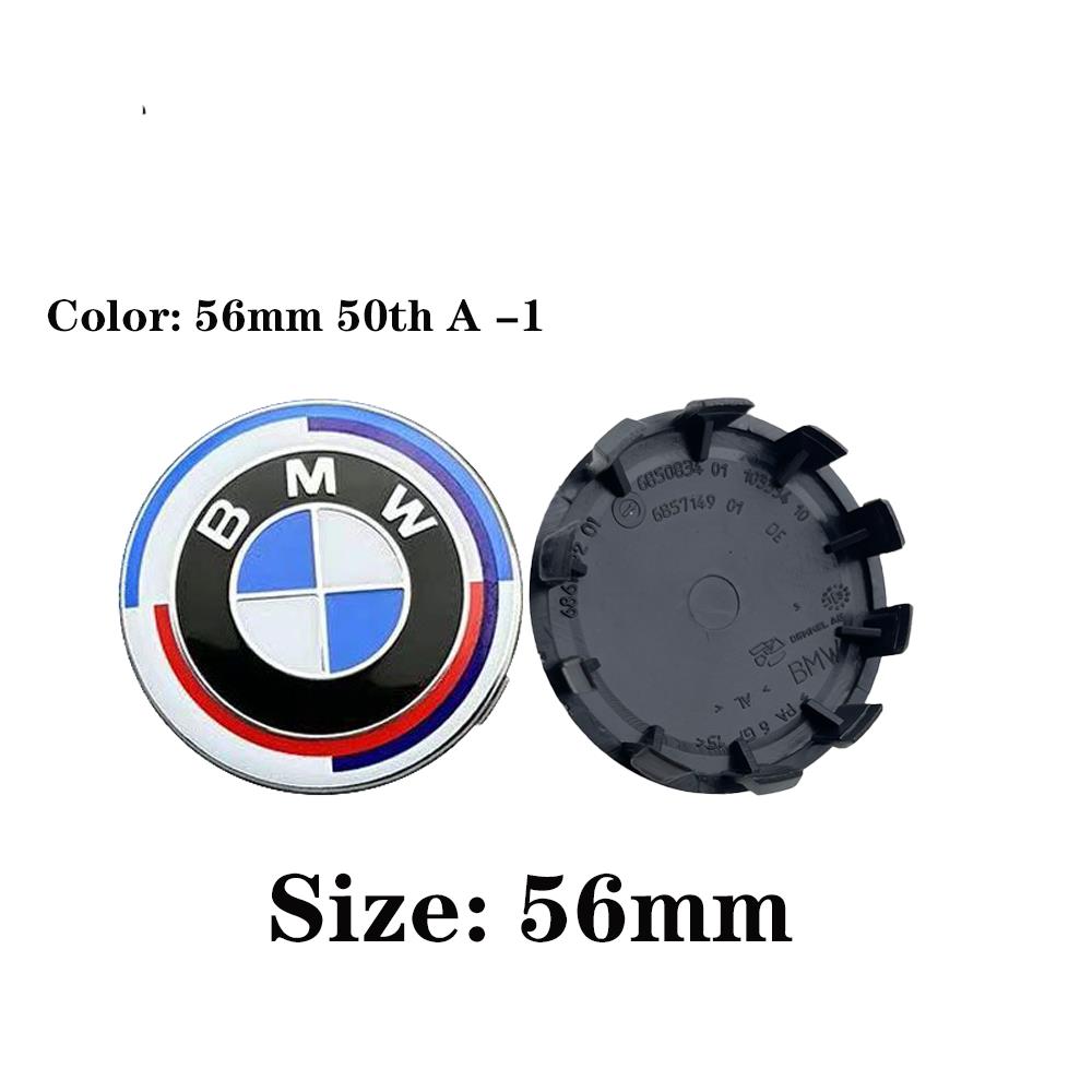 Exterior Durable Corrosion Resistant Wheel Hub Caps 56mm 68mm Waterproof Anti-Rust Rim Cover Emblems Auto Exterior  For BMW