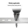 Silver Spiral Groove Step Drill, High-Speed Steel 4241 Cone, Triangle Shank, Sizes: 4-12mm, 4-20mm, 4-32mm (White).