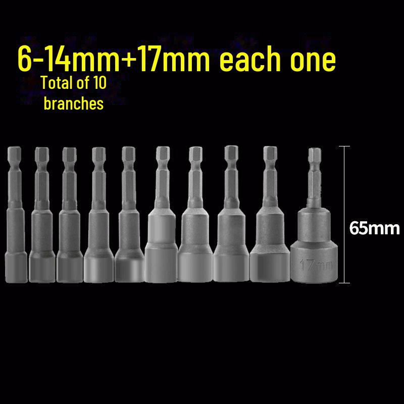 Green Forest Magnetic Hex Socket No. 6 for Electric Screwdriver & Hand Drill
