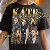 Kate Mara T Shirt Retro Bootleg Vintage 90s Tv Star Sweat Vintage Washed Top For Everyday Wear Stylish Homme Designer Clothes