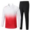 Unisex Spring/Autumn Long-Sleeve Sports Suit: Chinese Team Training Wear & Martial Arts Coach Uniform with Stand-up Collar