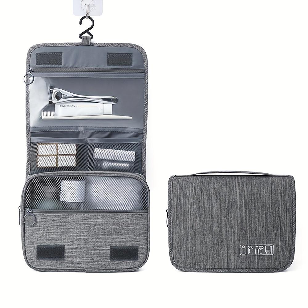 1pc Toiletry Bag Hook Multi Functional Makeup Bag Waterproof Cosmetic Storage Bag Bathroom Organizer Portable Travel Storage Bag