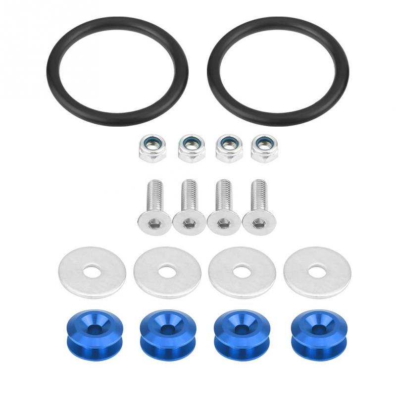 Quick Release Fasteners Washers Bolts for Front Rear Trunk Hatch Lids Bumpers Universal black Quick Release Fasteners