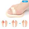 4pcs Toe Straightener Separators Protector Bunion Splint Corrector Toe Spacer Cover Guard2 Hole