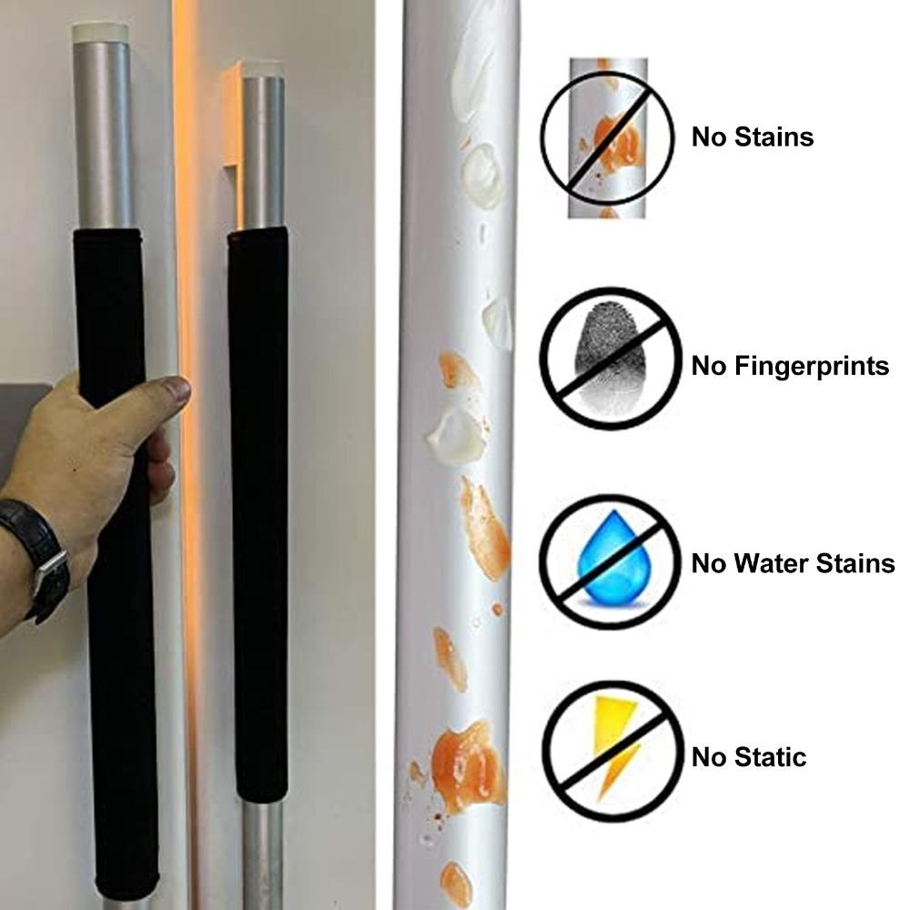 2pcs Washable Fridge Door Handle Covers Non-Slip Design Kitchen Handle Covers  Home Decor