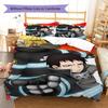Fire Force  Pattern Bedding,Quilt Set Quilt Cover Pillowcase Home Birthday Gift (1 * Duvet Cover + 2 * Pillowcase, Without Core)