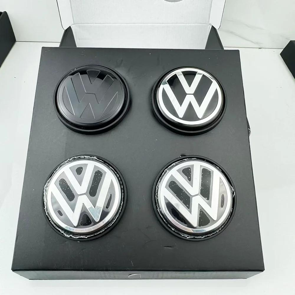 2026 New Floating Wheel Center Caps Hub Cover 4pcs 56mm 65mm For Volkswagen VW Golf 5 6 7 Passat B6 B7 B8 Tiguan Polo Jetta GTI 3B7601171 AWZ1