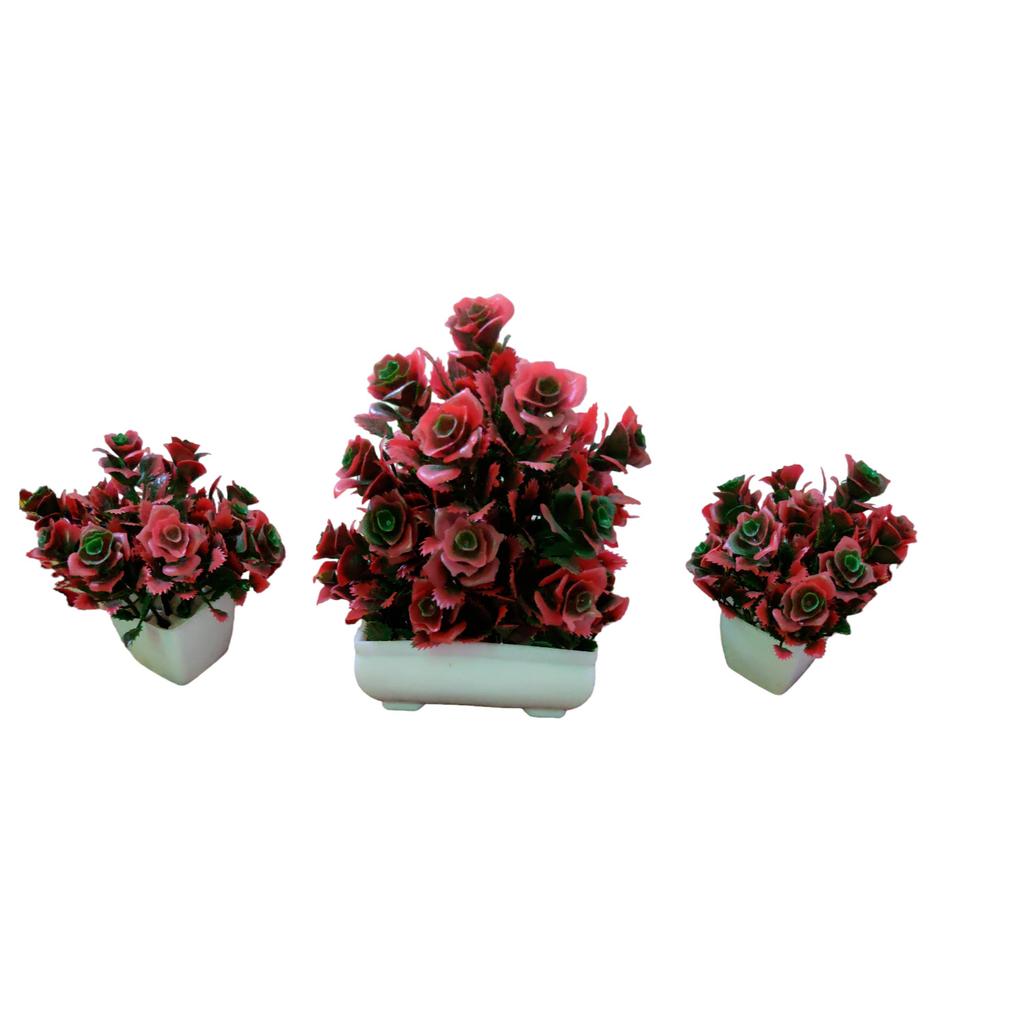 @ Artificial Flower Pot Red And Green Color For For Home Decoration M231 Zr775-60%Off