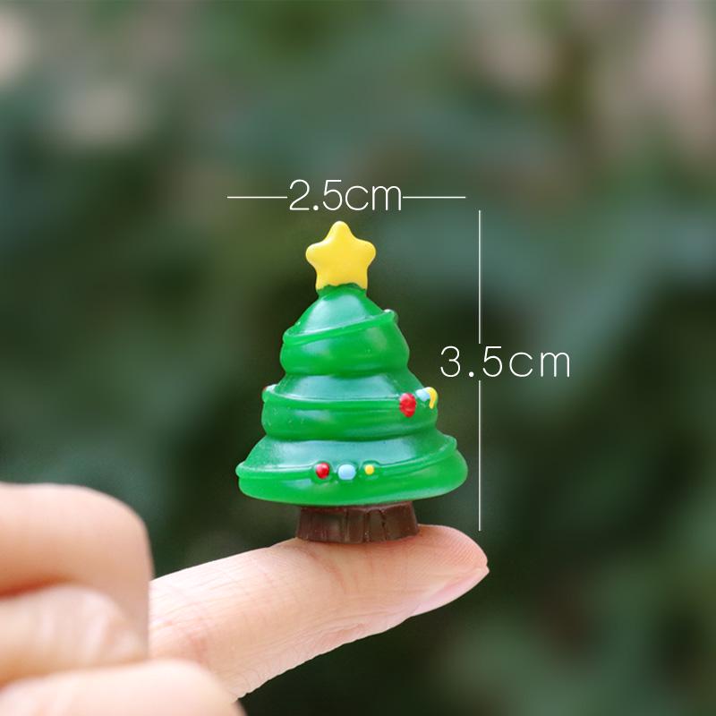 Handmade Mini Christmas Tree DIY Landscape Ornaments for Desktop