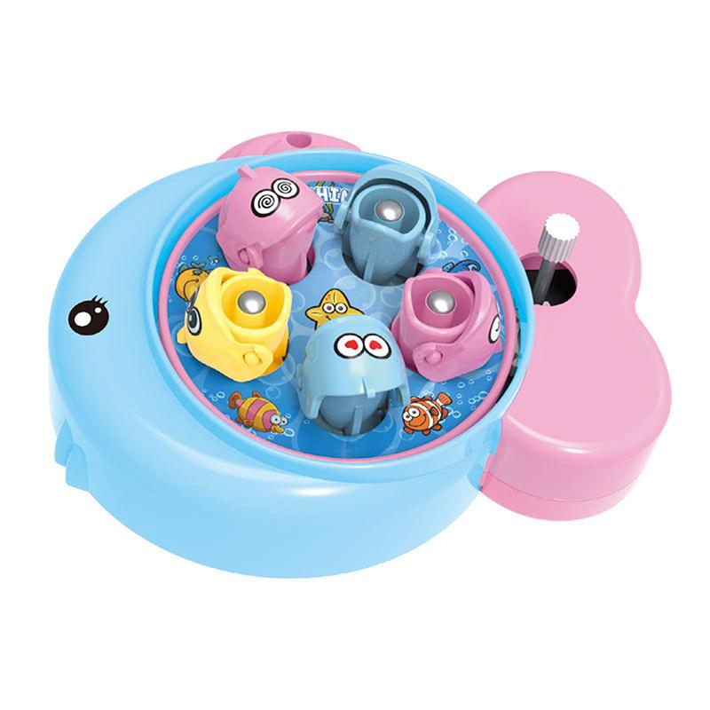 

Портативная настольная игра, мини-игрушка для рыбалки, часы, мощность, удочка, интерактивная игрушка