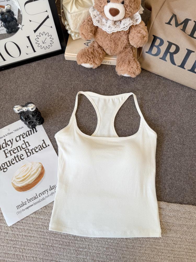 Dopamine Slim Fit Racerback Tank: Versatile French Design for Spring/Summer 2026 Women’s Collection One Size
