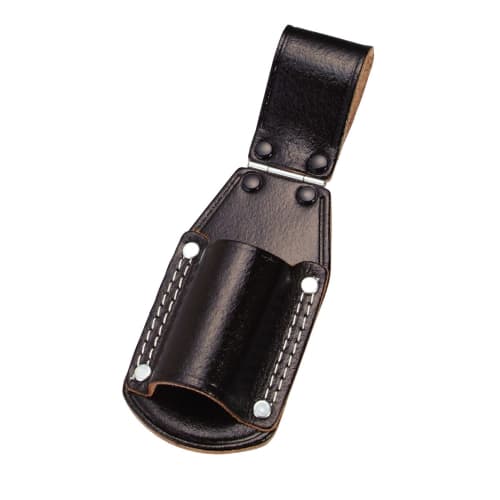 Kozuchi Black Split Leather Hammer Holder with Hinge and Double Stitching, CE-34C